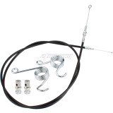 71 inch Go Kart Throttle Cable Brake Return Throttle Pedal Springs Kit for Predator 212cc Engine GX160 GX200 196cc 8252-1390 Manco ASW Kandi American Sportworks Go Kart Lawn Mower