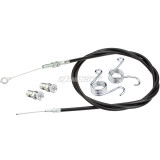 71 inch Go Kart Throttle Cable Brake Return Throttle Pedal Springs Kit for Predator 212cc Engine GX160 GX200 196cc 8252-1390 Manco ASW Kandi American Sportworks Go Kart Lawn Mower