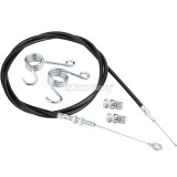 71 inch Go Kart Throttle Cable Brake Return Throttle Pedal Springs Kit for Predator 212cc Engine GX160 GX200 196cc 8252-1390 Manco ASW Kandi American Sportworks Go Kart Lawn Mower
