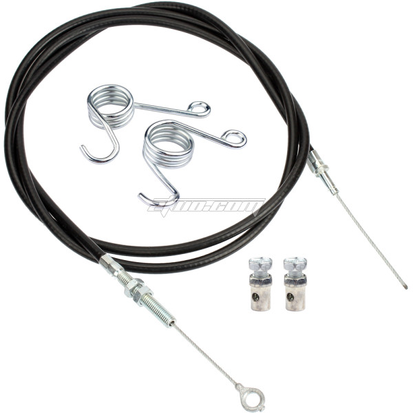 71 inch Go Kart Throttle Cable Brake Return Throttle Pedal Springs Kit for Predator 212cc Engine GX160 GX200 196cc 8252-1390 Manco ASW Kandi American Sportworks Go Kart Lawn Mower