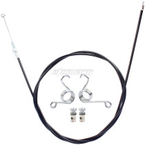75inch Go Kart Throttle Cable Kit for 90cc 110cc 125cc 150cc Kandi Go Cart Mini Bike Pit Dirt Bike Scooter Lawn Mower Heavy Duty Chinese with Brake Return Pedal Springs