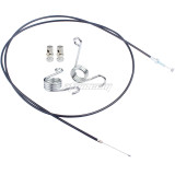 75inch Go Kart Throttle Cable Kit for 90cc 110cc 125cc 150cc Kandi Go Cart Mini Bike Pit Dirt Bike Scooter Lawn Mower Heavy Duty Chinese with Brake Return Pedal Springs