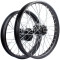 Black 90/100-16(1.85-16) 70/100-19 (1.6x19) Front Rear Wheel Rim Wheel With 15mm Bearing Assembly Fit For 150cc 200cc 250cc Dirt Pit Bike SSR Motorcycle