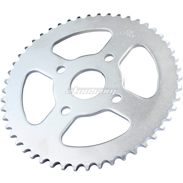 420 Chain 50T Tooth 40mm Rear Drive Sprocket for Coleman BT200X CT200U Trail 200 CT200U-EX Baja Warrior Heat Massimo MB165 MB200 196cc 5.5 6.5hp Powersports Mini Bike Silver