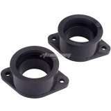 2pcs Carburetor Intake Manifold Boot Carb Insulator fit for Kawasaki KZ 440 80-83 KZ440A KZ440B/G