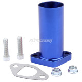 CNC Intake Pipe Manifold With Gasket Screw For Mikuni Carburetor 212cc GX200 PWK24 VM24 YAMAHA VM24 DT125 DT175 RX125 Mini Bike Go Karts - Blue