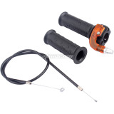 22mm Rotary Throttle Accelerator Grip and Cable For 47cc 49cc Mini Motocross ATV Quad Pocket Mini Dirt  Pit Bike