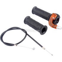 22mm Rotary Throttle Accelerator Grip and Cable For 47cc 49cc Mini Motocross ATV Quad Pocket Mini Dirt  Pit Bike