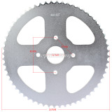 #40 41 420 Chain 60T Mini Bike Rear Drive Sprocket 40mm Bore for Coleman CT200U BT200X CT200U-EX Baja Warrior Heat Massimo MB165 MB200 196cc 200cc 6.5hp Powersports Mini Bike