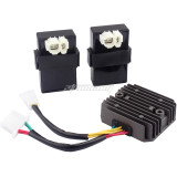 2PCS CDI Ignition Box Voltage Regulator Rectifier For Honda XL 600 V XL600V Transalp 1987-1996 / XRV650 Africa Twin 1988-1990 PD06 MS8 CI558 30410-MS8-610 30410-MM9-830