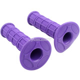 Purple Soft Hand Rubber Sleeve Turn Handle Anti-Skid Throttle Cover Grip Handle Fitting For Pit Dirt Bike ATV 4 Wheel CRF BBR KLX TTRMotorcycle