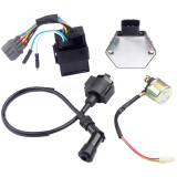 Ignition Coil CDI Box Voltage Regulator Rectifier Solenoid Relay Kit For Honda TRX350TM FM TRX350TE FE FourTrax TRX350 Ranche 350