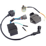 Ignition Coil CDI Box Voltage Regulator Rectifier Solenoid Relay Kit For Honda TRX350TM FM TRX350TE FE FourTrax TRX350 Ranche 350