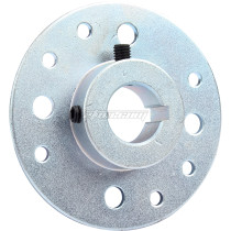 Rear Steel Sprocket Drum Brake Hub Adapter 1  Bore 1/4  Keyway with Hardware Kit for Predator 212cc 196cc 6.5hp Dune Buggies Drift Trike Heavy Duty Go Kart Cart