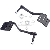 Pedal Kit Brake Throttle Pedal for 196cc 212cc 6.5hp Road Rocket Azusa Fun Kart Carter Radio Flyer Go Kart Cart Racing Drift Trike Vintage Type - Black