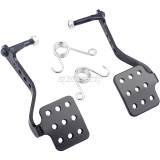 Pedal Kit Brake Throttle Pedal for 196cc 212cc 6.5hp Road Rocket Azusa Fun Kart Carter Radio Flyer Go Kart Cart Racing Drift Trike Vintage Type - Black