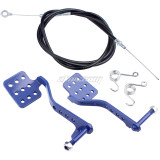 Go Kart Brake Throttle Pedals with 71 inch Go Kart Throttle Cable Kit for Go Kart Cart Predator 212cc 196cc 6.5hp 5.5hp Go Kart Azusa Fun Kart Radio Flyer cart Drift Trike Road Rocket - Red