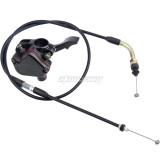 7/8in 22mm Metal Thumb Throttle Cable Accelerator Handle Assembly for GY6 50cc 125cc 150cc ATV Quad 4 Wheeler Mini Pit Dirt Bike TaoTao Kazuma Buyang Coolsport Roketa Sunl Baja Kymco