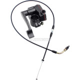 7/8in 22mm Metal Thumb Throttle Cable Accelerator Handle Assembly for GY6 50cc 125cc 150cc ATV Quad 4 Wheeler Mini Pit Dirt Bike TaoTao Kazuma Buyang Coolsport Roketa Sunl Baja Kymco