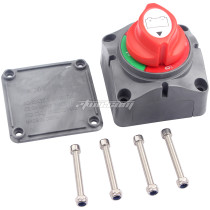Battery Disconnect Switch 12V 48V RV Car Marine Battery Switch Copper Battery Cut Off Switch for Boat ATV UTV Vehicles