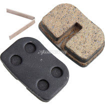 Brake Pads With Spring Clamps for Motovox MBX10 MBX11 MBX-10 79cc Monster Moto MM-BB80 Baja Racer Dirt Bug Motorsports Doodle Bug Ct100u Mini Trail Bike Mini pocket bike ATV