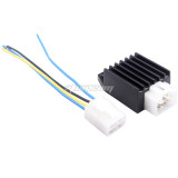 4 Pin 12V Voltage Regulator Rectifier With Cable Wire Harness Plug For GY6 50cc 125cc 150cc Moped Scooter ATV 4 Wheel QUAD Pit Dirt Bike Motorcycle
