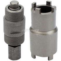Magneto Flywheel Pullers (24mm & 27mm) and Clutch Lock Nut Spanner Tool (20mm & 24mm) Sturdy Effective Work Fits For Gy6 Scooter 50cc 125cc 150cc CG125 JH70 Pit Dirt Bike ATV 4 Wheel Quad Motorcycle