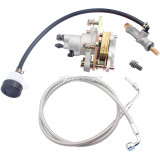 Rear Brake Caliper & Master Cylinder & Hose Line for 2002-2006 Polaris Sportsman 600 700 800 1910690 1910301 1910790 1910766