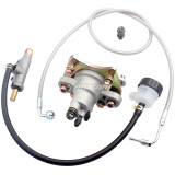 Rear Brake Caliper & Master Cylinder & Hose Line for 2002-2006 Polaris Sportsman 600 700 800 1910690 1910301 1910790 1910766