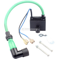 Racing CDI Ignition Coil With Mounting Screw Fit For 49cc - 50cc 60cc 66cc 80cc 2-stroke Engine Motor Motorized Bicycle Bike - Green