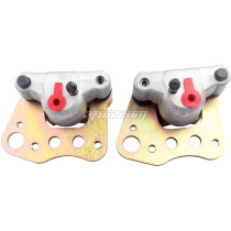 Front Brake Calipers With Pads For Polaris Sportsman 335 400 500 600 700 4X4 6X6