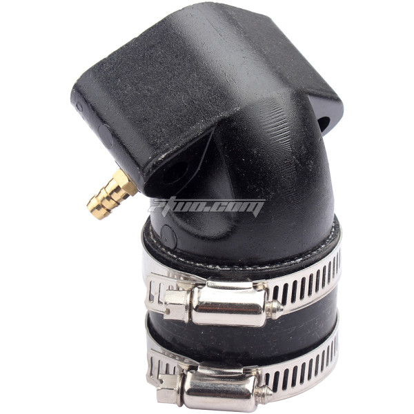 Carburetor Intake Manifold for GY6 125cc 150cc Engine Scooter Moped ATV Go Kart 4 Wheel Motorcycle - Black