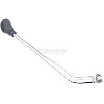 390mm Hand Gear Shifter Lever Handle For 50-250cc Quad Pit Dirt Bike ATV Buggy 4 Wheel Go Kart Motorcycle Parts - Silver
