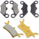 Front Rear Brake Pads For Polaris Sportsman 400 500 700 800 EFI 2003 2004 2005 2006 2007 2008
