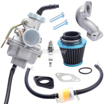 PZ20 Carburetor with Air Filter Fuel Filter Intake Manifold for Kazuma Baja 50cc 70cc 90cc 110cc 125cc TaoTao 110B NST SunL 4 Stroke ATV 4 Wheeler Go Kart Dirt Bike Honda XR70R XL75 CRF80F XR80