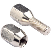 M10*1.25 Aluminum Wheel Hub Bolt Nut Spline Screw 10in 12in 14in wheel For 125cc 150cc 250cc GY6 Quad Dirt Bike ATV Dune Buggy