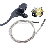 Complete Rear Brake kit w/Brake Pump Left Handle & Caliper & Brake Hose For Italika ATV 150 180 200 Motorcycle Accessories
