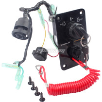 Single Engine Key Switch 704825701200 4 Stroke Replacement Control Switch Kit 2 Stroke Assembly Panel Fit for Yamaha Yacht Boat