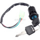 Ignition Switch Key Male Plug‌ For 50cc 70cc 90cc 110cc 150cc Motorcycle ATVs Pit Dirt Bike 4 Wheel Quad Universal