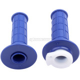 Blue 22mm 7/8'' Inch Twist Throttle Handle Grips For 50cc-250cc CRF XR BBR TTR KLX Predator 212cc Coleman CT100U MB200 Dirt Pit Bike Quad ATV Buggy 4 Wheel Motorcycle