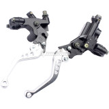 7/8 inch CNC Brake Clutch Master Cylinder Lever Set Reservoir For Pit Dirt Bike ATV Motorcycle Aprilia / BMW / Buell / Ducati / Honda / Suzuki / Triumph / Yamaha Universal