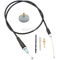 Removal Eliminator Kit Throttle Cable + Cap + Idle Screw For YAMAHA BLASTER 200 YFS200 1988-2006