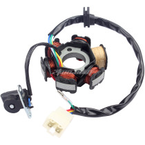 Male Plug‌ Magneto Stator C110-6 Coils 5 Wires For 50cc 70cc 90cc 110cc 125cc ATV Pit Dirt Bike Go Kart Quad Motorcycle