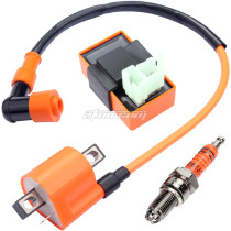 Racing Ignition Coil + AC CDI Box + Spark Plug For CG 125cc 150cc 200cc 250cc Engine Honda Style Dirt Bikes ATVs Pit Bike Quad 4 Wheelers SSR Roketa Taotao Coolster