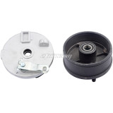 Wheel Hub with 4 Stud Drum Brake Housing + Shoes For Chinese Fit for 125cc 150cc 250cc Taotao Quad Dirt Bike ATV 4 Wheel Dune Buggy