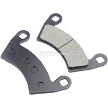 Front Rear Brake Pads For POLARIS Ranger 700 800 Crew Ranger Crew 800 900 RZR XP4 900 RZR XP 1000 FA452 Motorcycle - Black