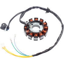 Magneto Ignition Stator Coil 12 Pole Full DC 3-Phase For GY6 125cc 150cc Scooter Moped ATV Go Kart 4 Wheel Quad Motorcycle