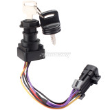 Ignition Key Switch With Harness For Mercury Marine Quicksilver Outboard Motor 87-897716K01 897716 8M0059686