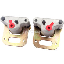 Front Brake Caliper Assembly for Polaris Big Boss 350L 400L 500 Magnum 425 Sportsman Xplorer 400 500 with Pads 1910309 1910310