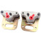 Front Brake Caliper Assembly for Polaris Big Boss 350L 400L 500 Magnum 425 Sportsman Xplorer 400 500 with Pads 1910309 1910310